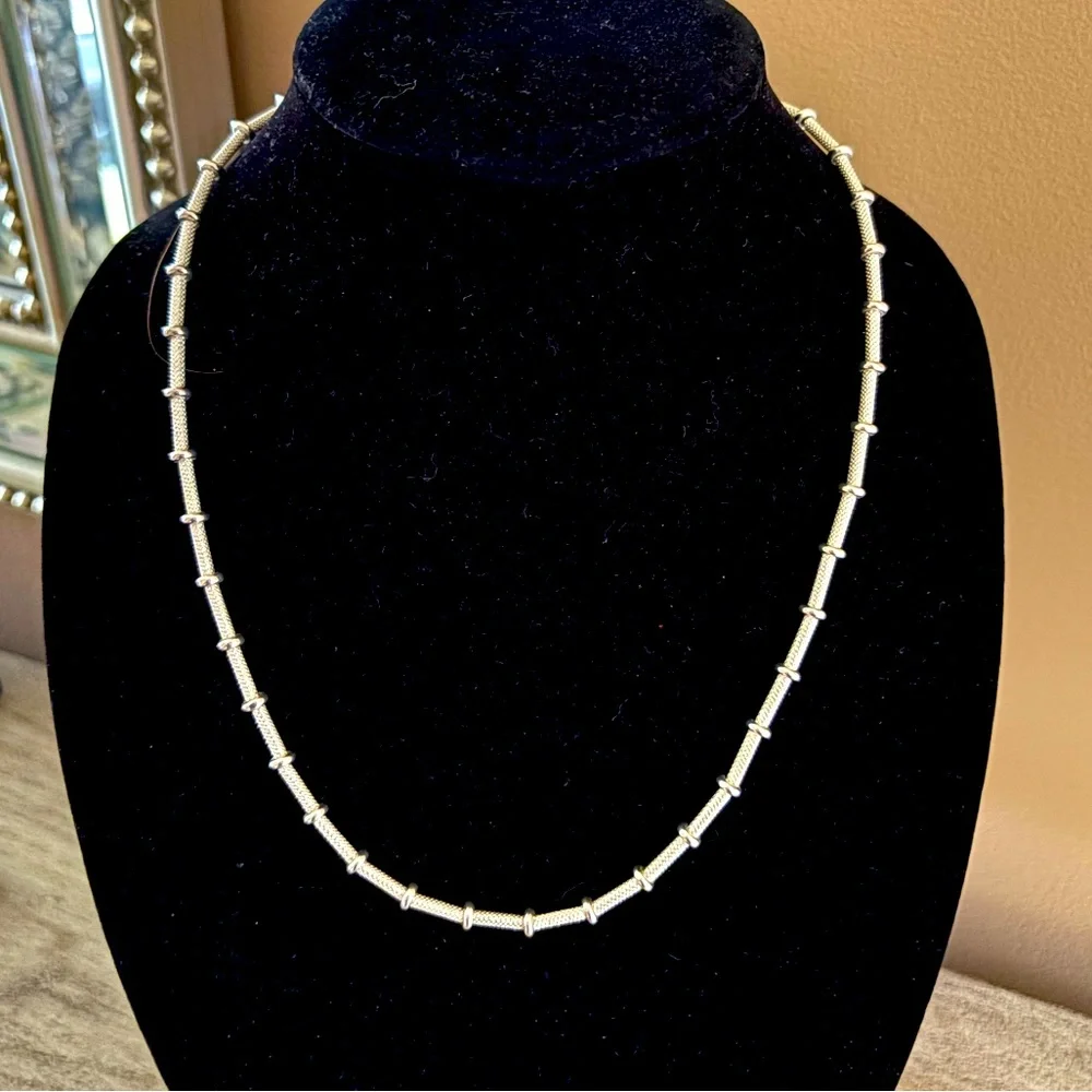 Italian Milor sterling silver 22” necklace.❣️